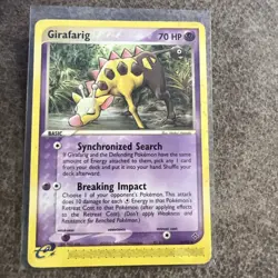 Pokemon TCG Girafarig EX Dragon 16/97 Regular Rare - Image 1