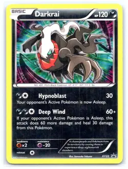 Darkrai XY22 Holo Promo XY Promo Pokemon Heavily Played - Image 1
