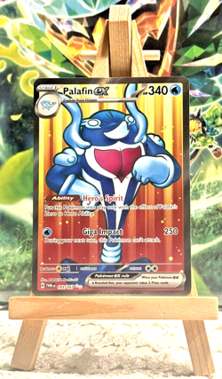 POKEMON TCG TWILIGHT MASQUERADE PALAFIN EX 193/167 ULTRA RARE FULL ART - Image 1