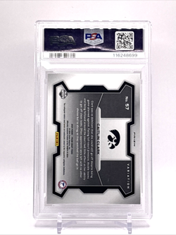 Caitlin Clark 2024 Panini Prizm Draft Picks RC Variation Red Ice #57 PSA 10! - Image 2