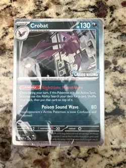 Chaos Rising Build & Battle Deck Pokemon Crobat MEP 076 - Image 1