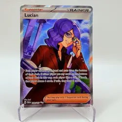 💥Lucian 208/167 Twilight Masquerade Full Art Ultra Rare Pokemon Card TCG - Image 1