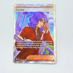 💥Lucian 208/167 Twilight Masquerade Full Art Ultra Rare Pokemon Card TCG - Image 5
