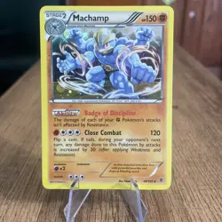 Machamp 49/101 Holo Rare Plasma Blast Pokemon Card NM/LP - Image 1