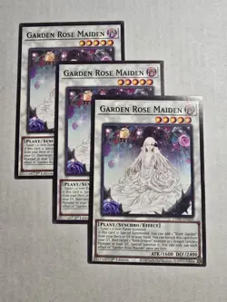 3x Garden Rose Maiden 1st Edition Common L5DD-ENA29 Yu-Gi-Oh! - Image 1