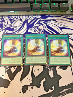 Yugioh! 3x Theorealize Past Lull CORI-EN056 Ultra Rare 1st Ed NM - Image 1