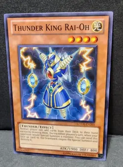 YUGIOH COLLECTOR'S THUNDER KING RAI-OH LCGX-EN203 +BONUS - Image 1