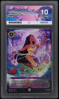 Colors of the Wind - Enchanted - Disney Lorcana Winterspell 228/204 ACE 10 - Image 1