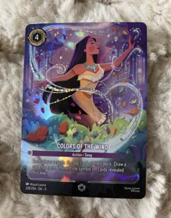 Colors of the Wind - Enchanted - Disney Lorcana Set 11 Winterspell 228/204 - Image 1