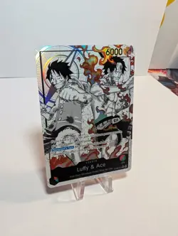 Luffy & Ace (Parallel) ST30-001 Starter Deck EX: Luffy & Ace Foil WOW !! - Image 2