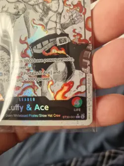 Luffy & Ace (Parallel) ST30-001 Starter Deck EX: Luffy & Ace Foil - Image 4