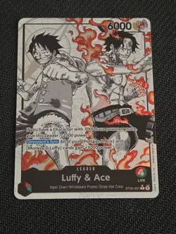 Luffy & Ace (Parallel) ST30-001 Starter Deck EX: Luffy & Ace Foil - Image 1