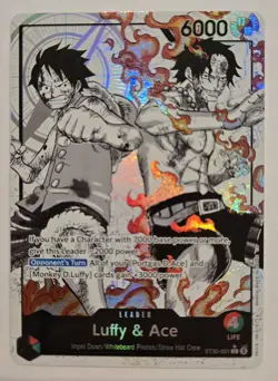 Luffy & Ace (Parallel) ST30-001 Starter Deck EX: Luffy & Ace Foil (1) - Image 1