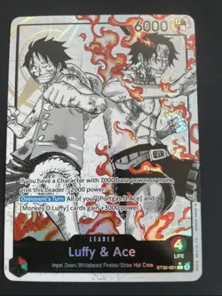 Luffy & Ace (Parallel) ST30-001 Starter Deck EX: Luffy & Ace Foil - Image 1
