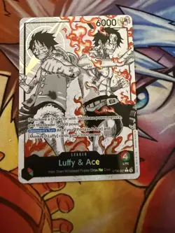 Luffy & Ace (Parallel) ST30-001 Starter Deck EX: Luffy & Ace Foil - Image 1