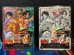 Luffy & Ace (Parallel) ST30-001 Starter Deck EX: Luffy & Ace Foil & Parallel - Image 1