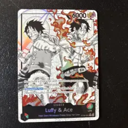 Luffy & Ace (Parallel) ST30-001 Starter Deck EX: Luffy & Ace Foil - Image 1