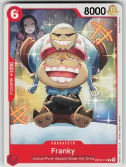 Franky (014) OP10-014 Common Royal Blood One Piece NM - Image 1