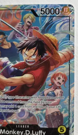 One Piece OPTCG English Monkey. D. Luffy OP15-098 Alternate Art Leader- NM - Image 3