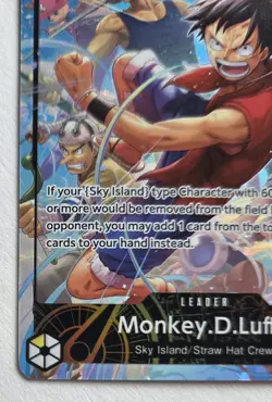 One Piece OPTCG English Monkey. D. Luffy OP15-098 Alternate Art Leader- NM - Image 4