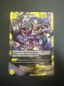 Marshall.D.Teach OP16-119 The Time of Battle Foil One Piece SEC ENG - Image 1