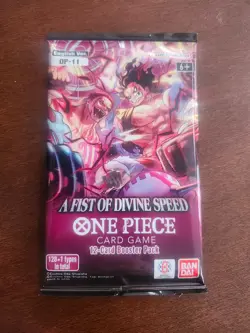 OP-11 OP11 Fist of Divine Speed Booster Pack One Piece TCG - Read Description! - Image 1