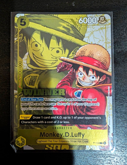Bandai One Piece CCG Monkey D. Luffy P-106 Promo Foil Character EN 6000/5 - Image 1