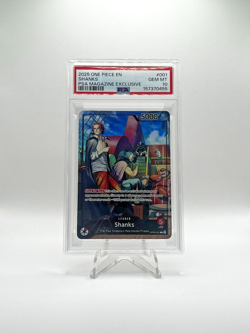 One Piece Shanks One Piece Promos OP09-001 PSA Magazine Exclusive PSA 10 - Image 1