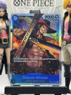 One Piece CG Dracule Mihawk OP01-070 PRB The Best Reprint Super Rare! - Image 1