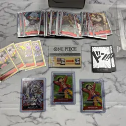 ONE PIECE TCG: GEAR5 STARTER DECK EX 21 (ST-21) ENGLISH Open Box W Sleeves - Image 1