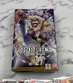 ONE PIECE TCG: GEAR5 STARTER DECK EX 21 (ST-21) ENGLISH Open Box W Sleeves - Image 5