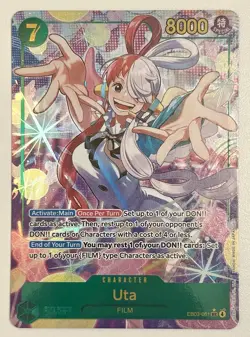 One Piece CCG Uta EB03-061 SEC Alt Art ONE Heroines Edition English NM-M - Image 1