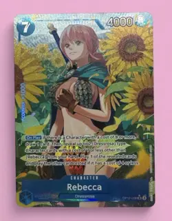 OP10-058 Rebecca SR Alt Art Parallel Royal Blood One Piece English NM - Image 1