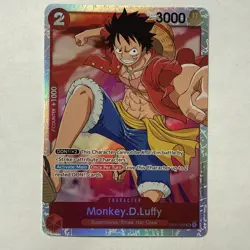 One Piece Romance Dawn OP01-024 Monkey D Luffy Super Rare - Image 1