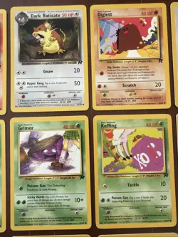 LP Pokemon TCG Team Rocket Complete Common Set WOTC 24 Cards - Image 5