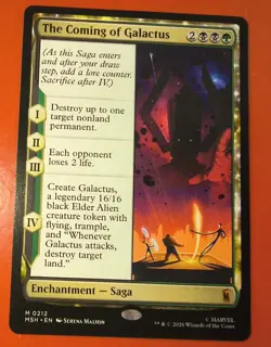 MTG: MARVEL SUPER HEROES, 0212, THE COMING OF GALACTUS, MYTHIC, MSH, REGULAR - Image 1