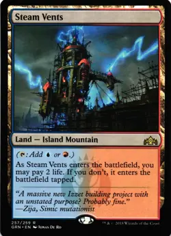 Steam Vents – Guilds of Ravnica 257 GRN • R - Image 1