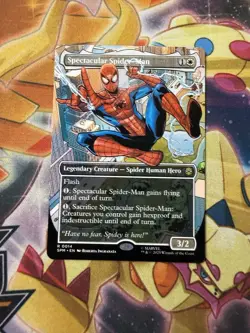 Spectacular Spider-Man - 0014 - Borderless - Marvel's Spider-Man - NM - MTG - Image 1