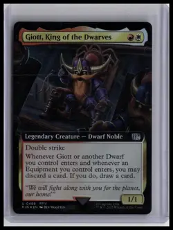 FINAL FANTASY #488 Giott, King of the Dwarves (Extended Art) FOIL - Image 1