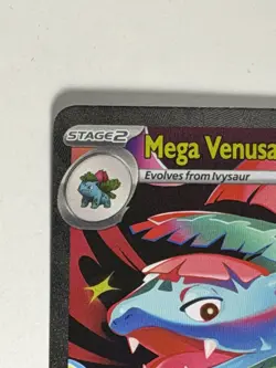 Pokemon Mega Evolution Mega Venusaur EX 177/132 Special Illustration Rare NM/M - Image 2
