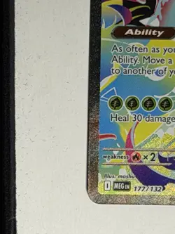 Pokemon Mega Evolution Mega Venusaur EX 177/132 Special Illustration Rare NM/M - Image 3