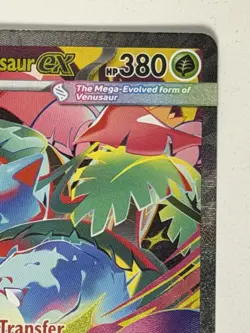 Pokemon Mega Evolution Mega Venusaur EX 177/132 Special Illustration Rare NM/M - Image 4