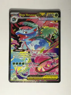 Pokemon Mega Evolution Mega Venusaur EX 177/132 Special Illustration Rare NM/M - Image 5