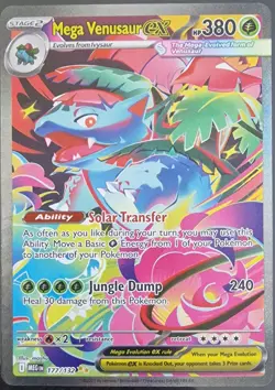 Pokemon TCG: Mega Venusaur ex 177/132 Mega Evolution Special Illustration Rare - Image 1
