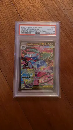 PSA 10 Mega Venusaur EX 177/132 Meg Evolution Special Illustration Rare POKEMON - Image 1