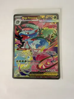 Pokemon-Mega Venusaur ex 177/132 Me01: Mega Evolution Special Illustration Rare - Image 4