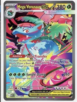 2025 Pokemon Mega Evolution Venusaur ex Special Illustration Rare #177/132 - Image 1