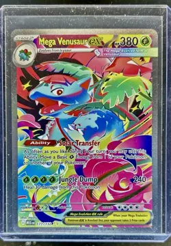 2025 Pokemon Mega Evolution Venusaur ex Special Illustration Rare #177/132 - Image 2
