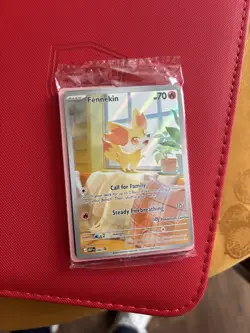 SEALED Fennekin 080 | Pokemon Center Stamped | Chaos Rising Promo | English TCG - Image 1