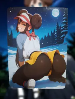 Rosa Pokemon Anime Waifu Sexy Goddess Doujin Lewd Hentai Card - Image 1